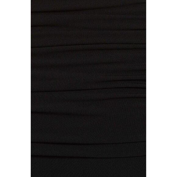 Elizabeth and James Blaise Ruched Dress M Black Sexy Bodycon LBD Designer $375 - Picture 4 of 13